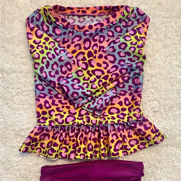 Cat & Jack 2T Animal Print Swimsuit - Picture 2 of 6